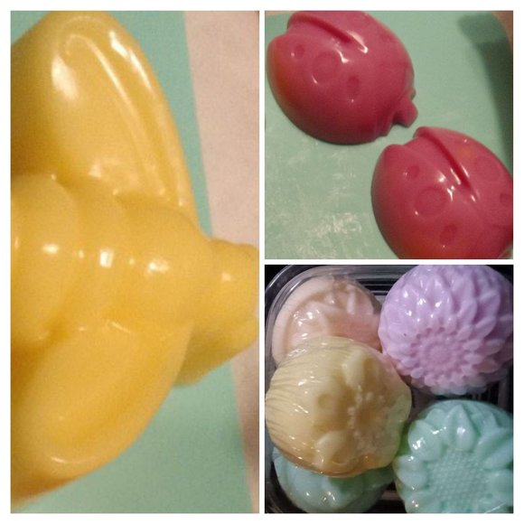 Custom dozen bubble Bee, ladybug and flowers custom soap special